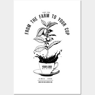 Custom Coffee Tshirt Posters and Art